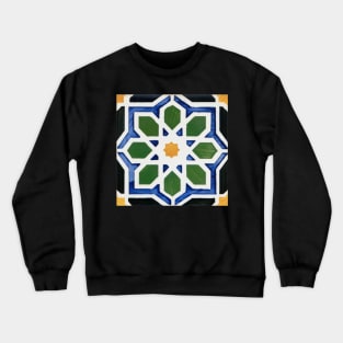 Traditional Portuguese glazed tiles Crewneck Sweatshirt